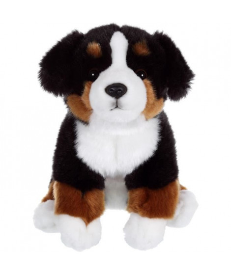 Peluche Chien Bouvier Bernois - GIPSY TOYS - Assis, 25 cm