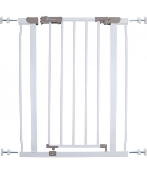 Barriere de sécurité - DREAMBABY - AVA - Montée par pression - 61-68 x 76 cm - Double verrouillage - Blanc