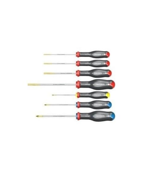 Jeu de 7 tournevis PROTWIST - FACOM - AT.7PB