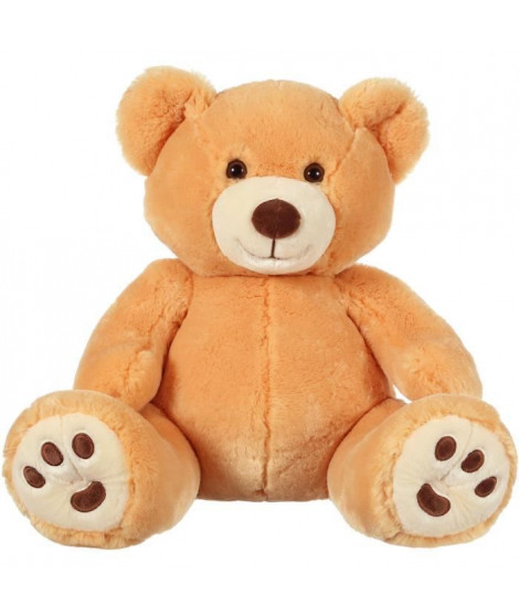 Peluche Ours Patachon - GIPSY TOYS - Miel, 80 cm