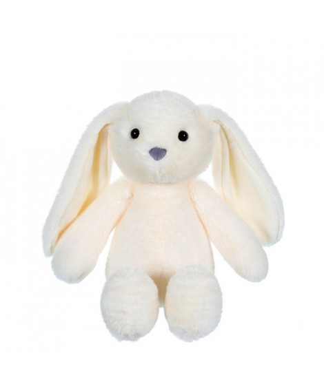 Peluche Lapin Trendy Bunny - GIPSY TOYS - Creme, 28 cm
