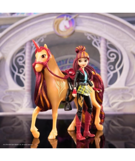 SPIN MASTER COFFRET LICORNE ET POUPEE CINDER ET VALENTINA Unicorn Academy