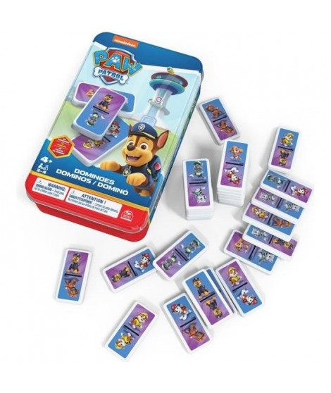 SPIN MASTER BOITE METAL DOMINOS La Pat' Patrouille