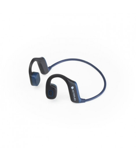 Ecouteurs de sport sans fil - ATTITUD EARSPORT - Oreilles libres - Taille Standard - Bleu