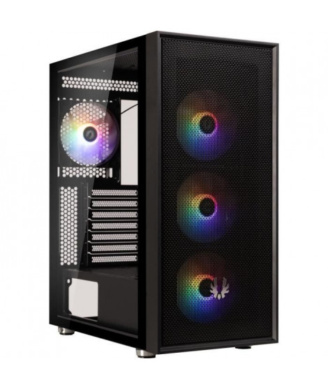 Boîtier PC - BITFENIX - Ares FRGB (Noir) - Moyen tour - Format ATX - Sans alimentation