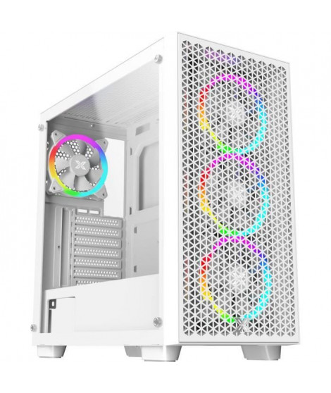 Boîtier PC - XIGMATEK - Gaming G Pro Arctic (Blanc) - Moyen tour - Format E-ATX - 4x120mm LED A-RGB