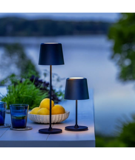 Lampe a poser LED KAAMI BRILLIANT - Noir - Extérieur - 2W - IP44 - Métal et plastique
