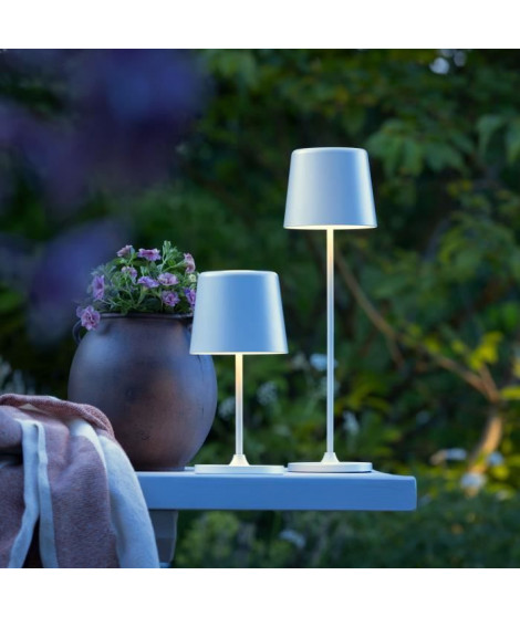 Lampe a poser LED KAAMI BRILLIANT  - 2W - IP44 - Métal et plastique - Blanc mat