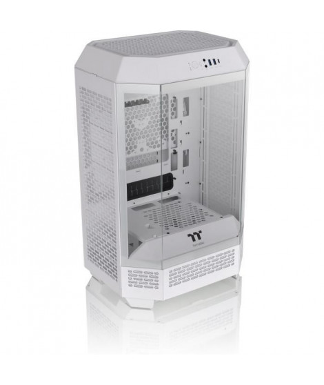 Boîtier PC - THERMALTAKE - The TOWER 300 Snow (Blanc) - Mini tour - Format Micro-ATX - Sans alimentation