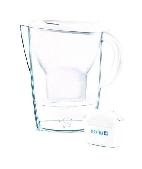 Carafe filtrante - BRITA - MARELLA - Blanc - 6 filtres MAXTRA +