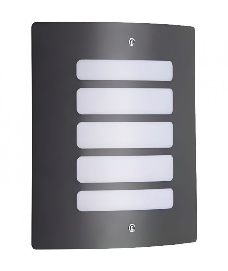 Applique murale extérieure Todd - BRILLIANT - H29cm - Anthracite - 60W - Lignes galbées
