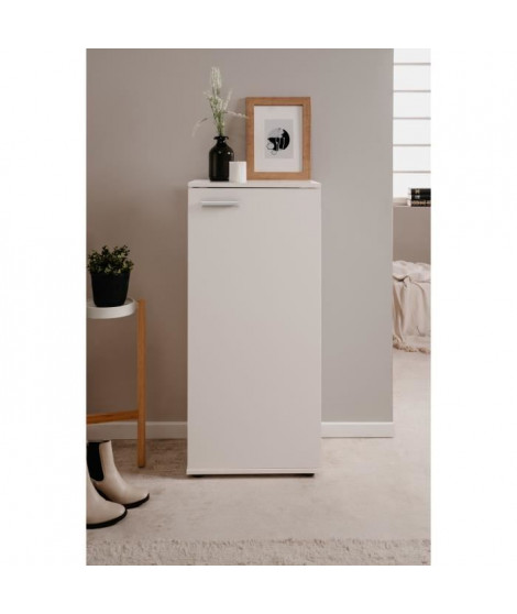 Meuble a chaussures - Finori - Satos - Blanc - 12 Paires - 100 x 110 x 34 cm