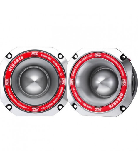 MTX AUDIO - MTX tweeter a haute efficacité RTX4BTs - Ø10cm - Bobine 45mm - 200W RMS - 800W - Peak 8O 103,0dB/2V/1m vendu a la…