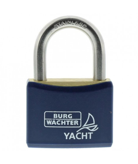 Set de 2 cadenas - BURG WACHTER - DUO 460 Ni 40 SB - Inox marin, double verrouillage