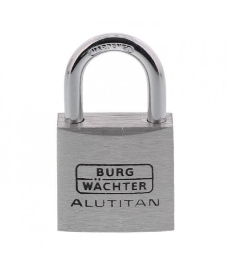 Set de 2 cadenas - BURG WACHTER - DUO 770 30 SB - 30 mm Alutitan, double verrouillage, anti-crochetage