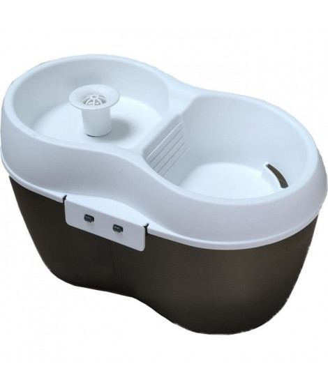 H2O Fontaine chat - 2L - Grise