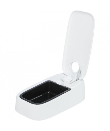 Distributeur automatique de nourriture - TRIXIE - TX1 - 0,3L - 13 × 7 × 24 cm - Blanc