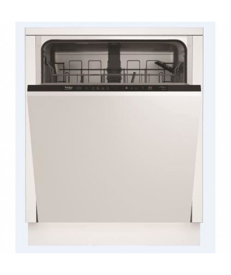 Lave-vaisselle tout intégrable - BEKO - BLVI74F - 13 couverts - 48 dB(A) - 60 cm - Blanc