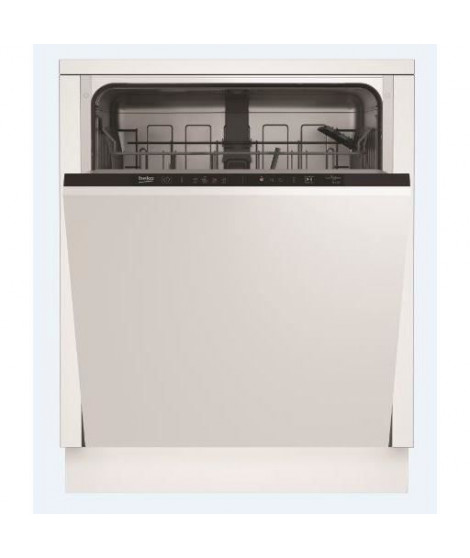 Lave-vaisselle tout intégrable BEKO BLVI84F - 14 couverts - 44 dB - L60cm