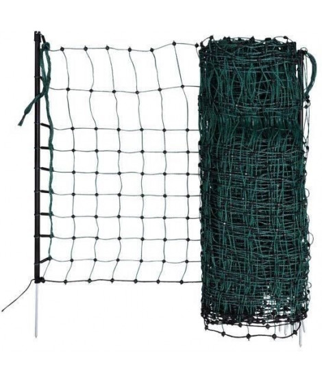 RabbitNet - KERBL - 25 m - 65 cm - Double pointe - Vert