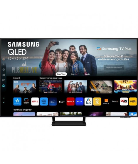 Samsung 55Q70D - TV QLED 55 (140 cm) - 4K UHD 3840x2160 - 120 Hz - HDR - Smart TV - Gaming HUB - 4xHDMI - WiFi