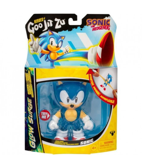 Sonic Glow Surge 13cm - HERoeS OF GOO JIT ZU - SONIC - Figurine lumineuse et extensible