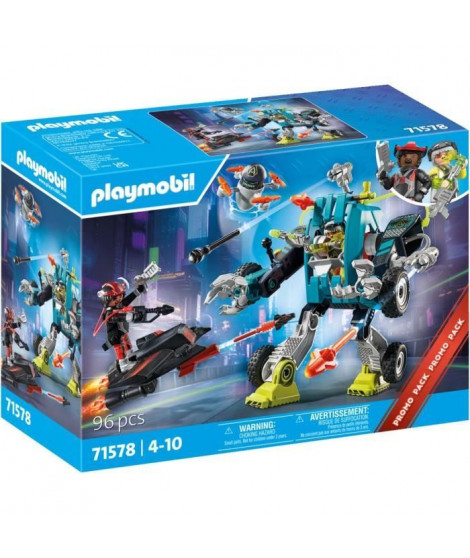 PLAYMOBIL - 71578 - Robot géant avec drone