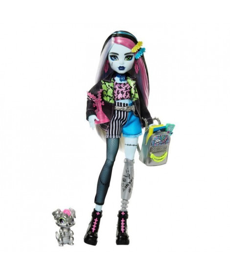 Monster High-Poupée Frankie Stein-Poupée avec animal et accessoires HXH73
