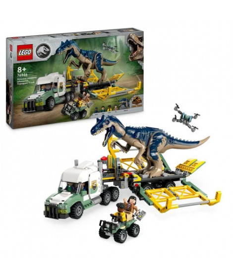 LEGO Jurassic World 76966 Missions dinosaures : le camion de transport de l'allosaure
