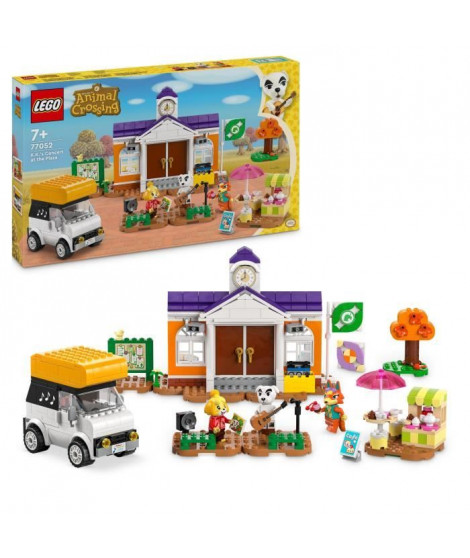 LEGO Animal Crossing 77052 Concert de Kéké sur la Place - Jouet a Construire avec Café