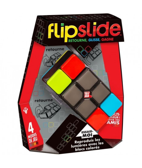 Flipslide - MOOSE TOYS - Jeu électronique de combinaison de lumiere, avec piles incluses