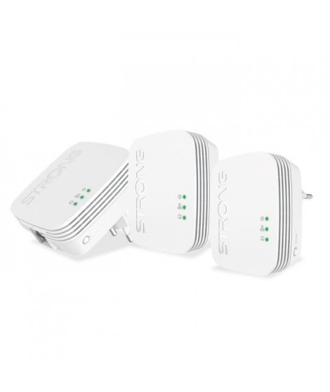 Kit CPL - STRONG - Powerline Wi-Fi 600 Duo - Module Wi-Fi, Point d'Acces 300 MB