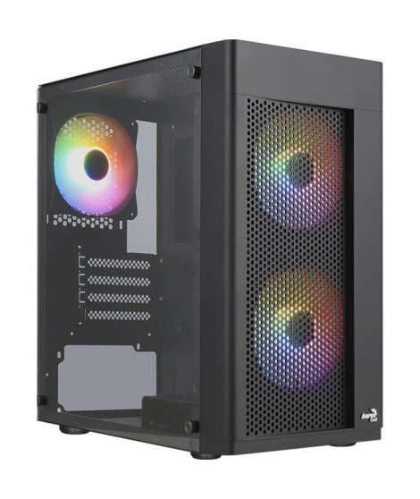 Boîtier PC - AEROCOOL - Hexform G v2 (Noir) - Mini tour - Format Micro-ATX - Sans alimentation