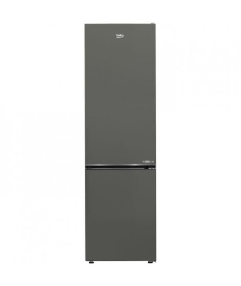 Réfrigérateur combiné congélateur en bas - BEKO - B5RCNE405HG - Froid ventilé - Classe D - 355 L - 203,5 x 59,5 x 66,3 cm - Gris