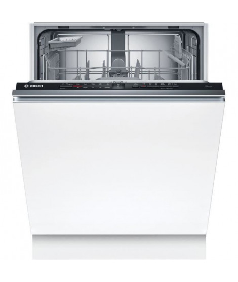 Lave-vaisselle tout intégrable - BOSCH SER2 - SMV2HTX02E - 13 couverts - EcoSilence Drive - 60 cm - 46 db - 5 programmes - Blanc