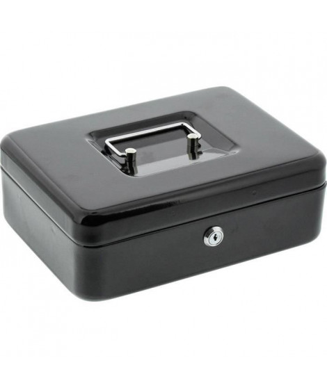 Caissette a monnaie - BURG WACHTER - Money 5025 Black - Ouverture a clé, acier noir