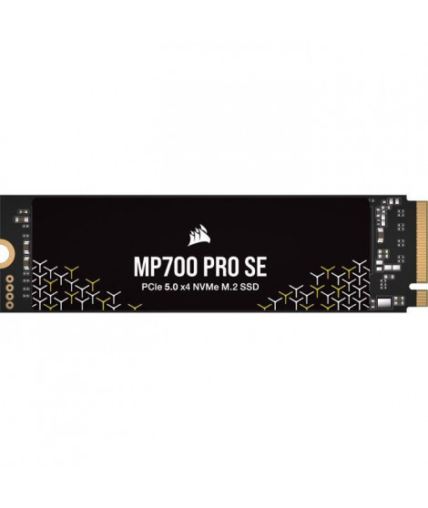 Disque SSD M.2 - CORSAIR - MP700 PRO SE Hydro X Series - TLC NAND - Waterblock préinstallé - DirectStorage - 14 000 Mo/s