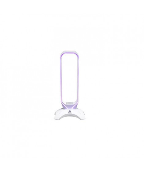 Support pour Casque/Micro-Casque - THE G-LAB - K-STAND RADO - RGB USB - Blanc