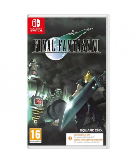 Final Fantasy VII - Jeu Nintendo Switch - Code dans la boîte
