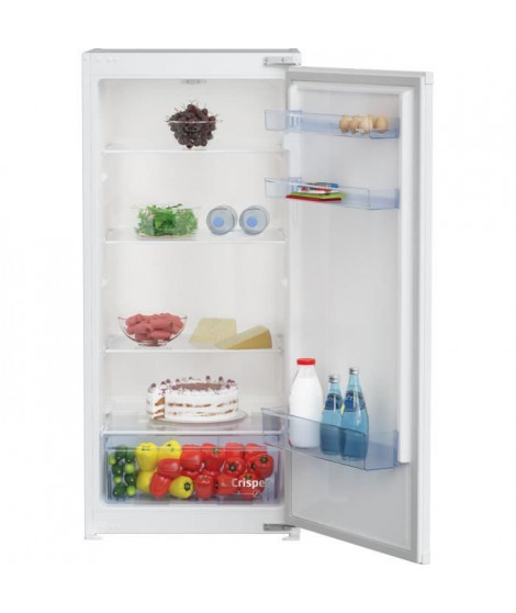 Réfrigérateur - BEKO - 1 porte - Encastrable - 198 L - 54 x 54,5 x 121,5 cm - Blanc