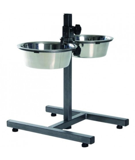 TRIXIE Support réglable de bol pour chiens 3,6 L 20 cm