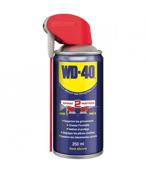 WD-40 Produit Multifonction Spray Double Position aérosol - 250 ml