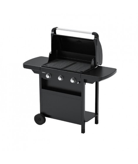 Barbecue gaz CLASS 3L COMPACT 3 brûleurs en acier - Surface de cuisson 60x35 cm - L 124 x P 55 x H 109 cm
