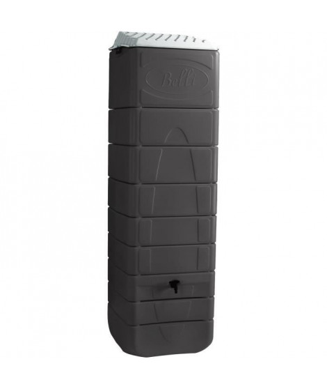Récupérateur d'eau mural - BELLI - 650 L - Anthracite
