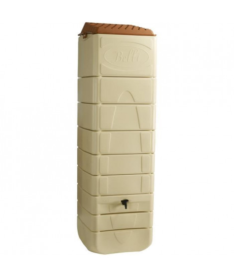 Récupérateur d'eau mural - BELLI - 650 L - Beige