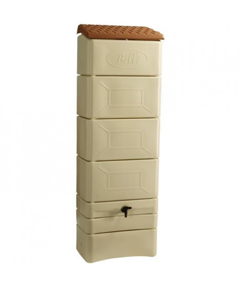 Récupérateur d'eau mural - BELLI - 300 L - Beige