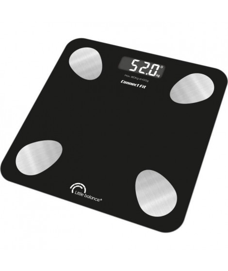 Pese-personne - LITTLE BALANCE - 8685 - Kit duo connect fit - Piles - Impédancemetre + corde a sauté connecté - 190 kg/100 g …