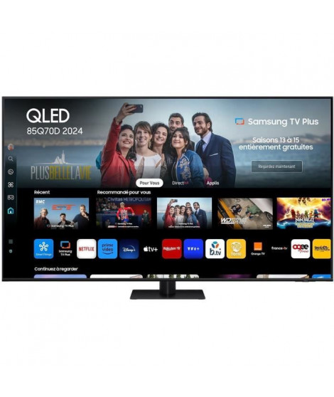 SAMSUNG 85Q70C - TV QLED 85 (216 cm) - 4K UHD 3840x2160 - 120 Hz - HDR - Smart TV - Gaming HUB - 4xHDMI - WiFi