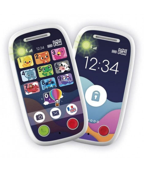 Téléphones Jouet - KD - Mon 1er Duo de Téléphones - Communication réaliste et apprentissage des chiffres et couleurs