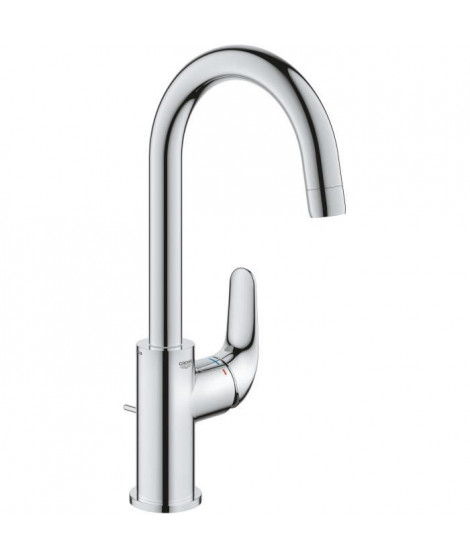 Mitigeur monocommande lavabo - GROHE Swift - 24330001 - Chromé - Taille L - Bec haut - Economie d'eau